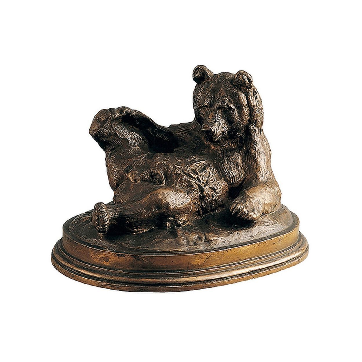 Antoine-Louis Barye 休息中的熊

在安托万-路易-巴耶的原作基础上成型的树脂复制品
将附上一份来自出版商的证书
印有卢浮宫博物馆制模车间的干&hellip;