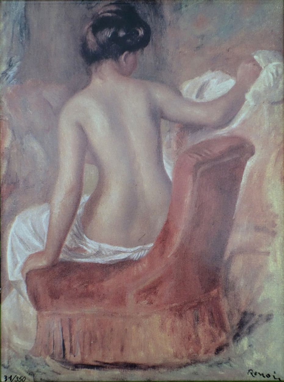 Auguste Renoir Pierre Auguste RENOIR (dopo)
Nudo in poltrona

Serigrafia su cera&hellip;