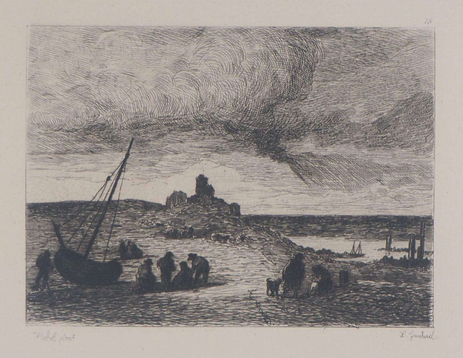 Georges Michel Georges Michel (After)
Beach of Scheveningen

Engraving after a p&hellip;