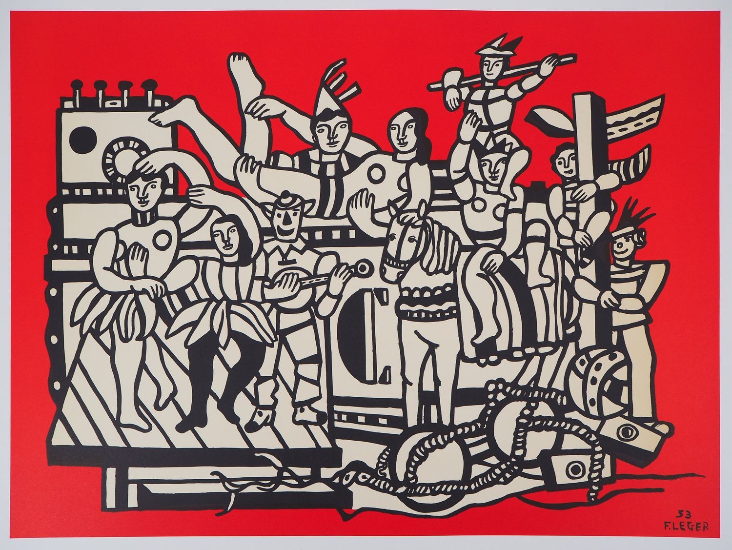 Fernand Léger Fernand Léger (1881 - 1955) (d'après)
La grande parade du cirque

&hellip;