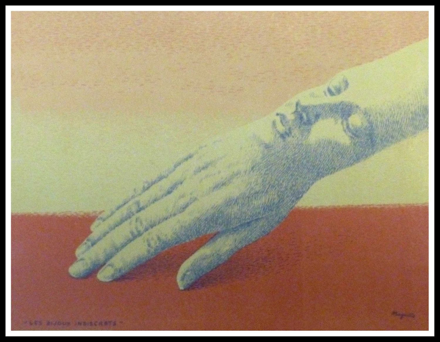René Magritte René MAGRITTE (1901 - 1980)
Las joyas indiscretas, 1962

Litografí&hellip;
