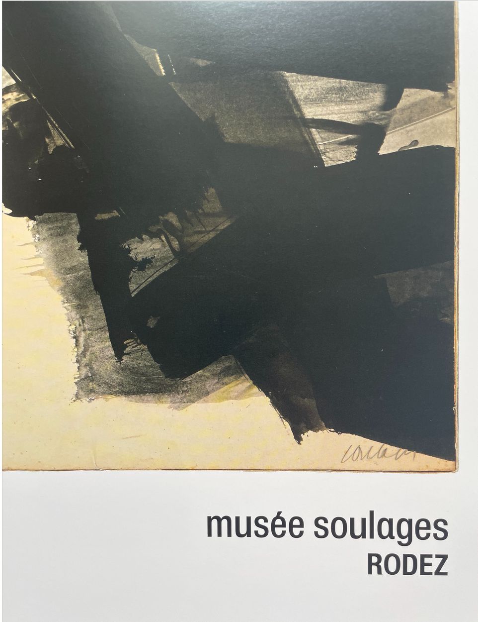 Pierre Soulages Pierre Soulages (d'après)
Affiche d'après "encre sur papier 65,9&hellip;