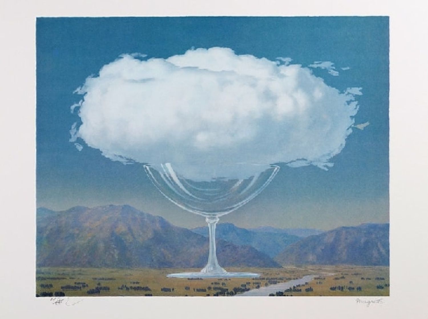 René Magritte René Magritte (d'après)
La corde sensible, 1960

Cette lithographi&hellip;