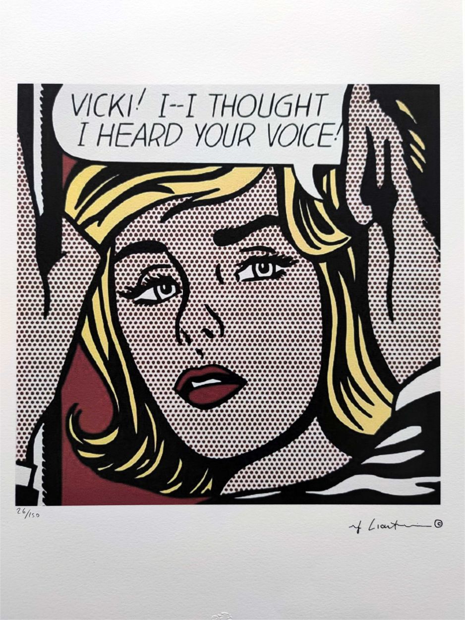 Roy Lichtenstein Roy Lichtenstein (d'après)
Vicki!
 Impression offset
Sur papier&hellip;