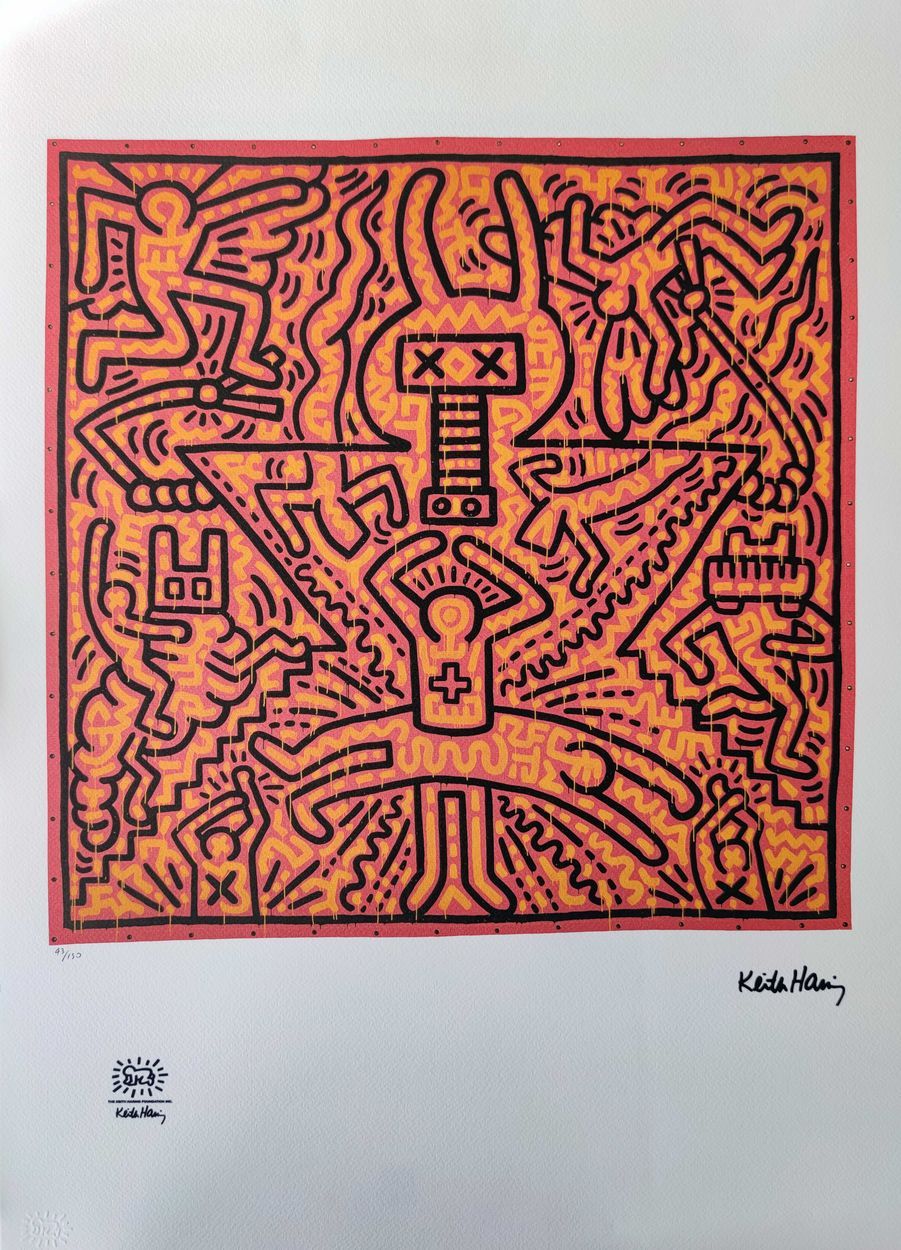 Keith Haring Keith Haring (d'après)
Sans titre

Sérigraphie
Signée dans la planc&hellip;