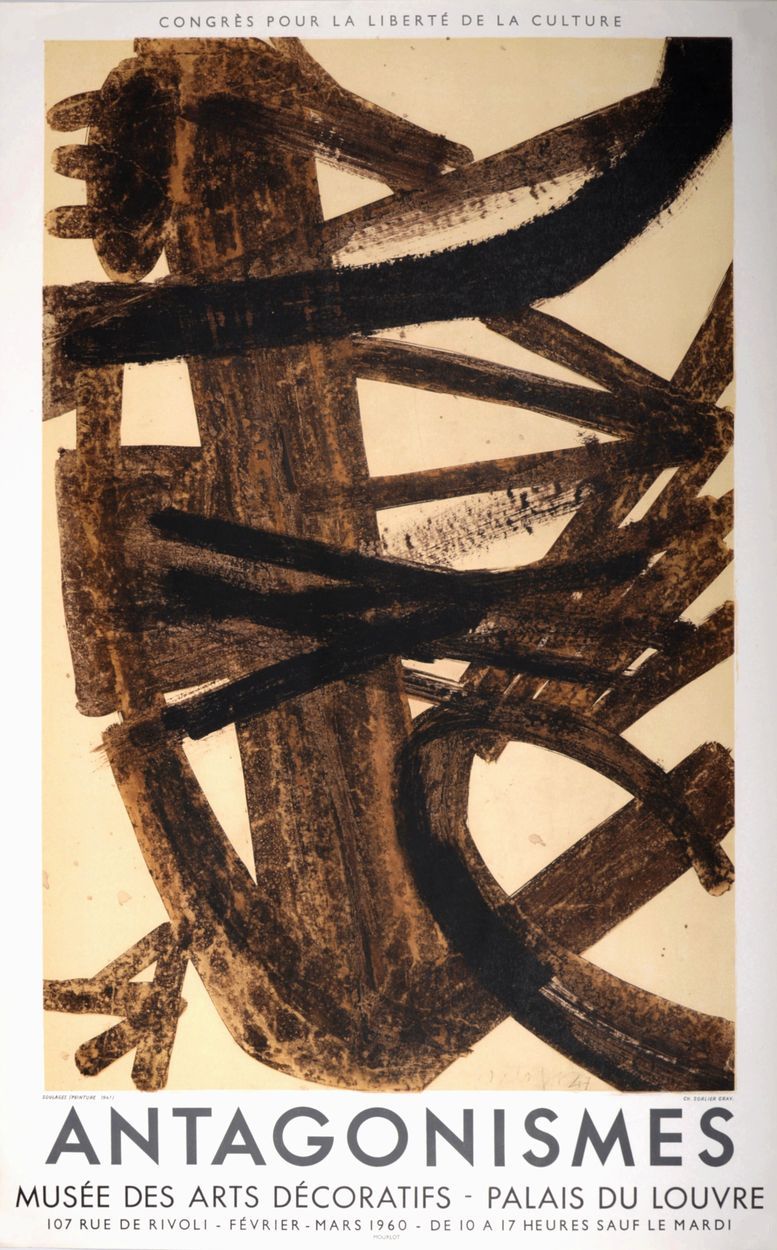 Pierre Soulages Pierre Soulages
Antagonismes, 1960

Affiche lithographique sur p&hellip;