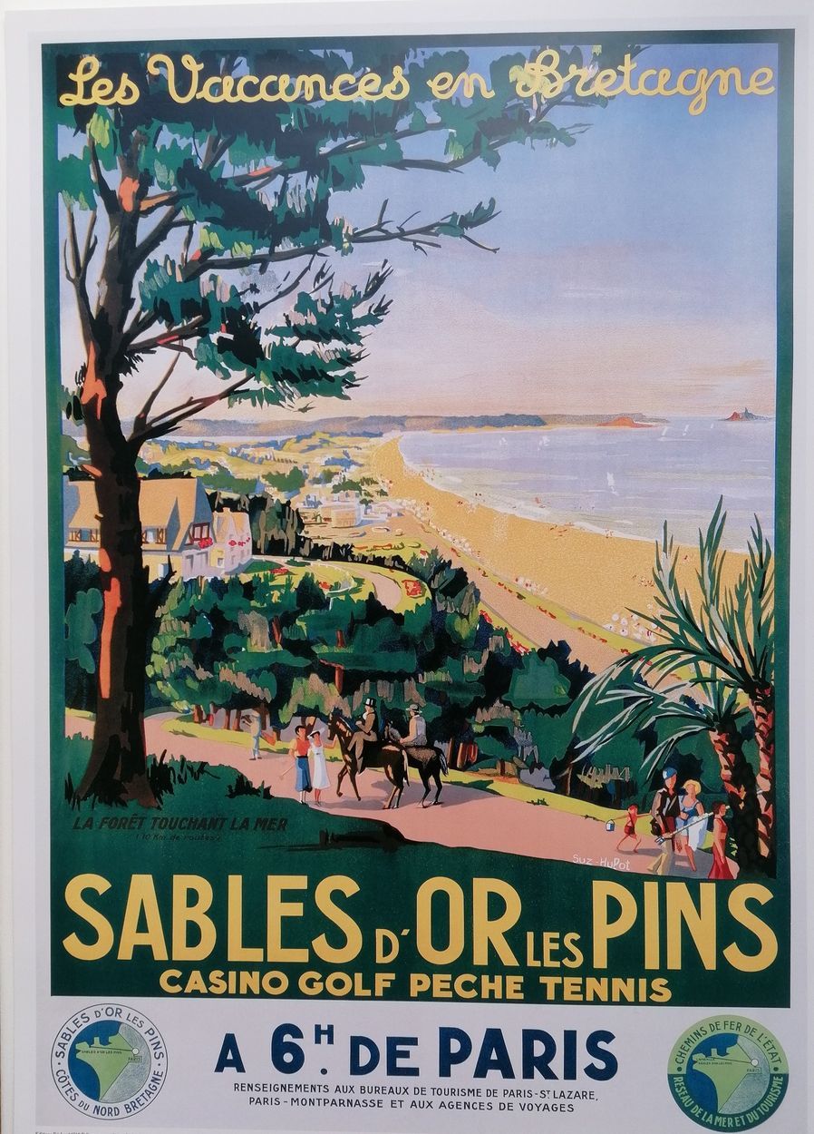 Suz Hulot Suz Hulot
布列塔尼，Sables d'Or les Pins，Minieu罢工，1930年

高品质铜版纸上的海报，300克/平方&hellip;