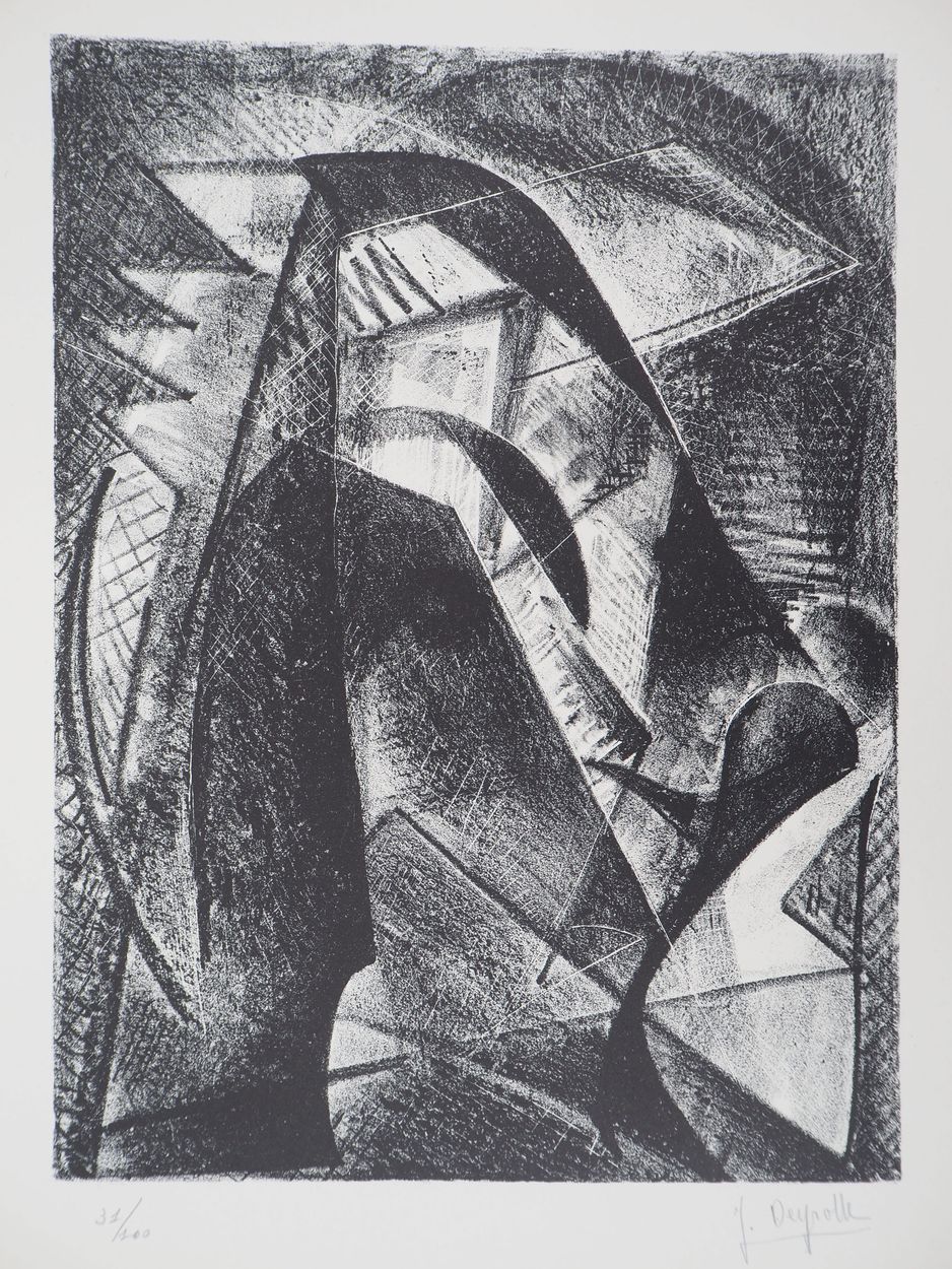 Jean DEYROLLE Jean DEYROLLE
Composition, 1946

Original lithograph
Signed in pen&hellip;