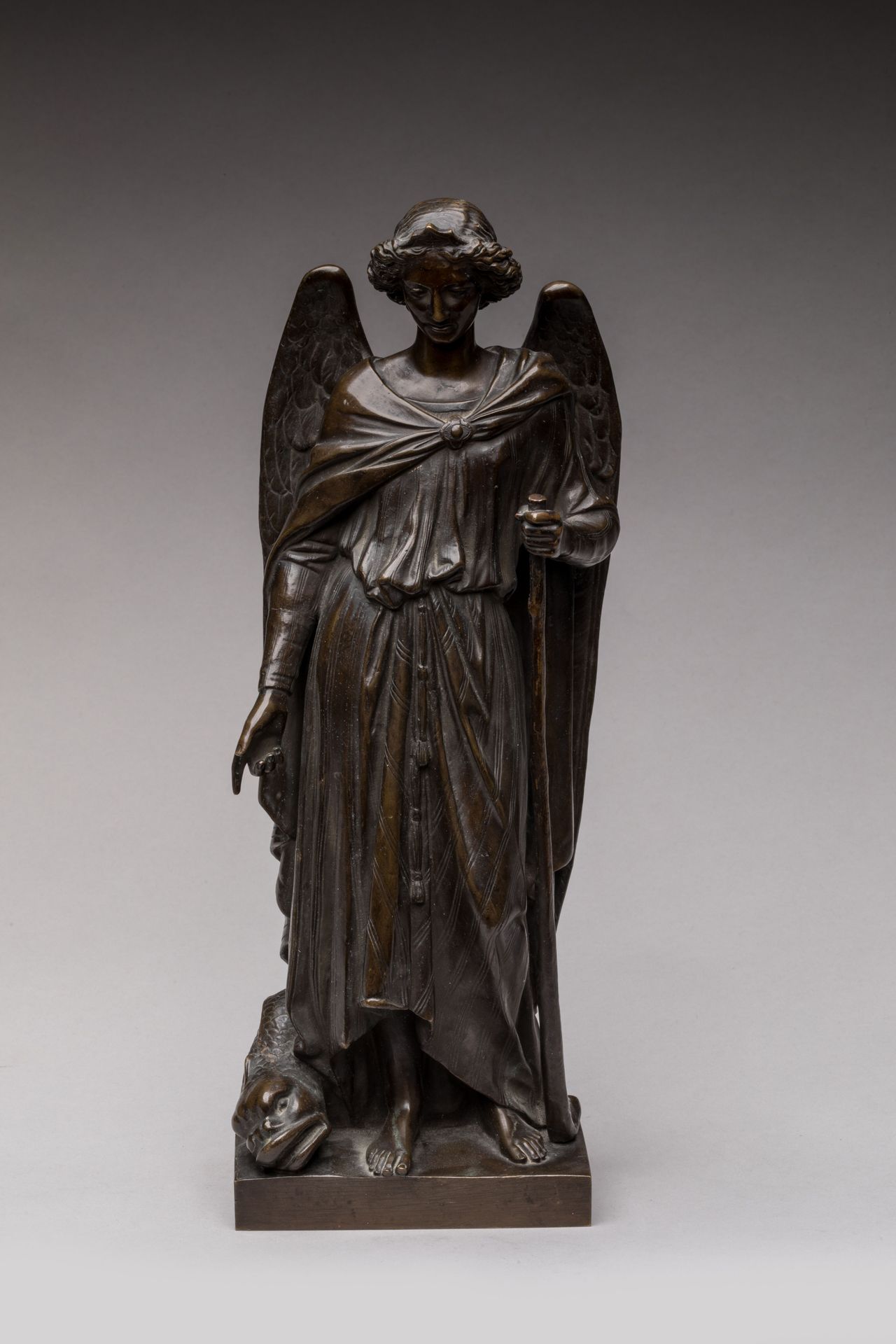 Null 
Antoine-Laurent DANTAN (1798-1878) 


Saint Raphael 


Bronze à patine bru&hellip;