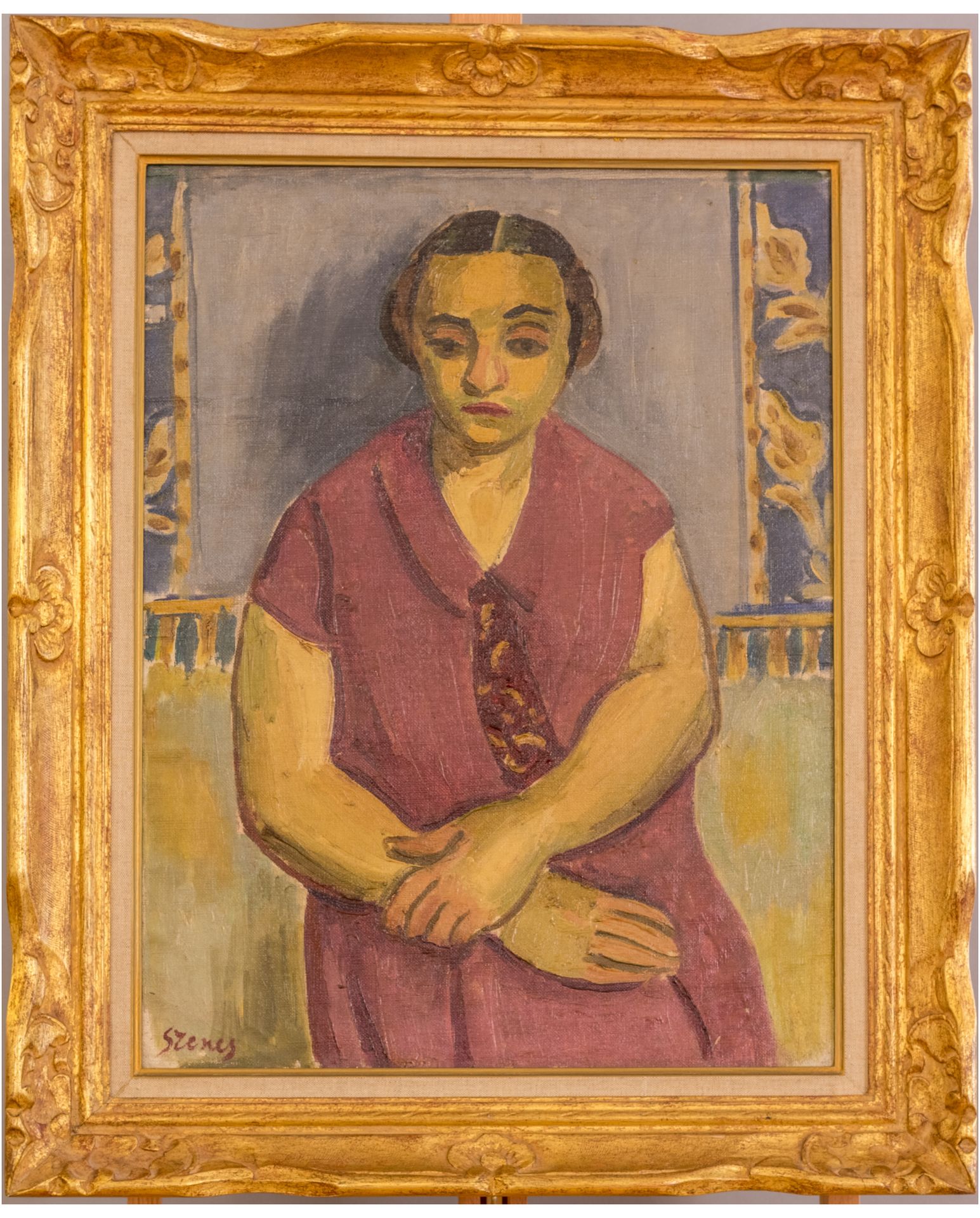 Null 
Arpad SZENES (1897-1985) 


Portrait of Fernanda de Castro 


Oil on canva&hellip;