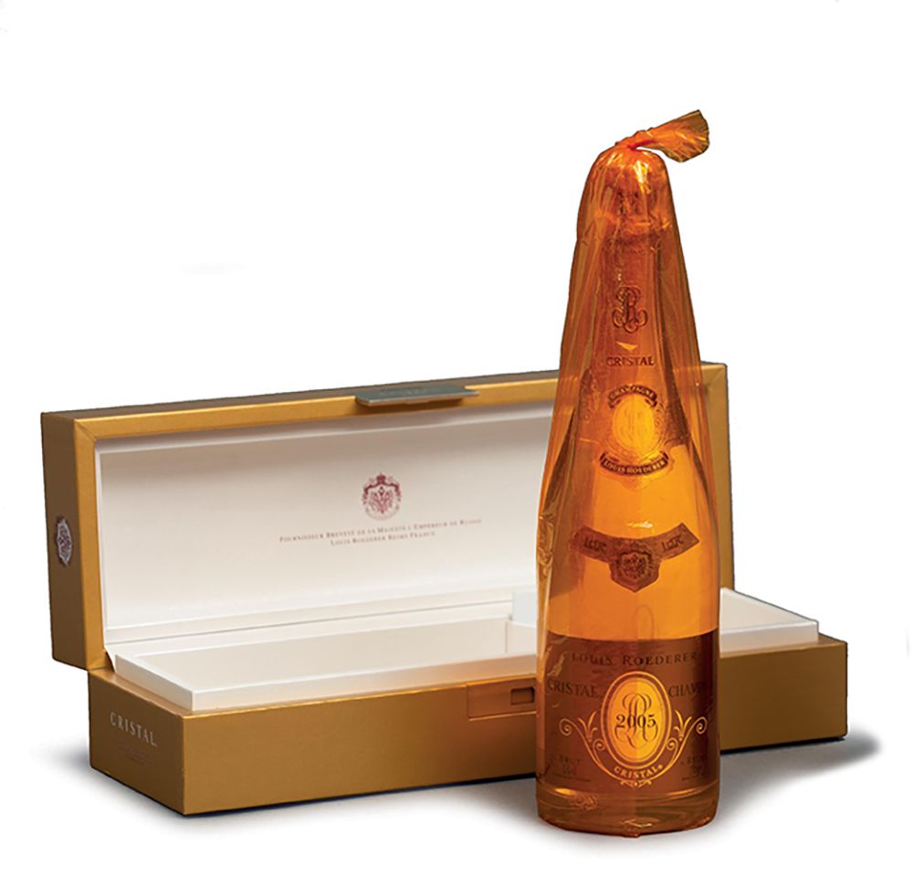Bottiglia di Champagne Cristal Louis Roederer del 2005 Bottle of 2005 Louis Roed&hellip;
