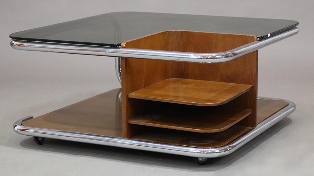 Tavolinetto da salotto, design anni '70 Tavolinetto da salotto con struttura in &hellip;