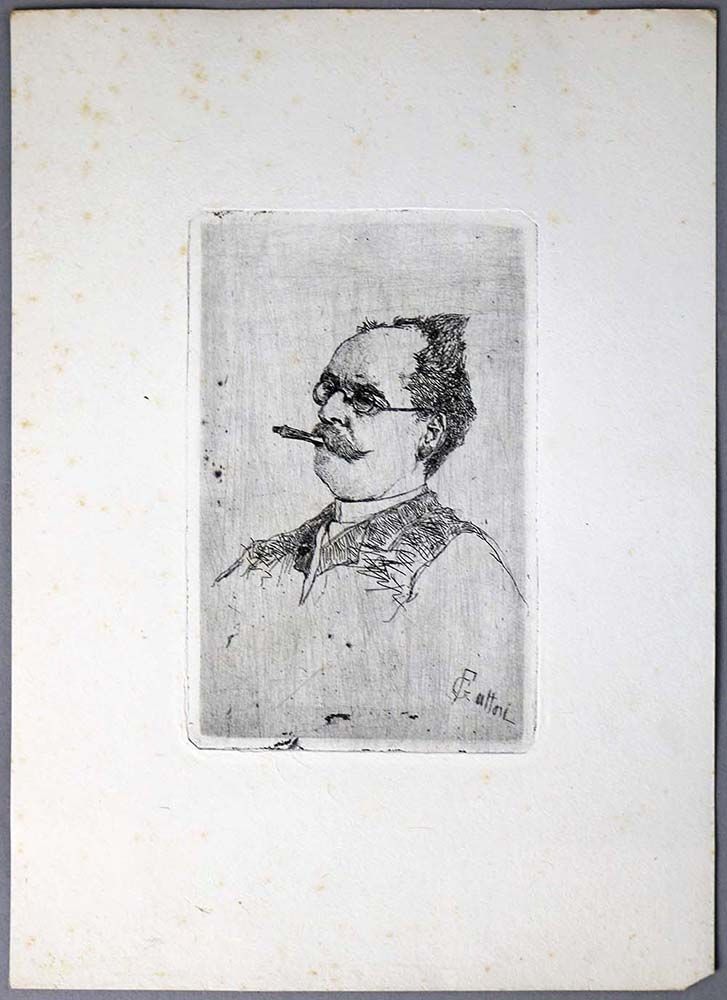 Giovanni Fattori Giovanni Fattori (LIVORNO 1825 - FLORENCE 1908). Portrait d'un &hellip;