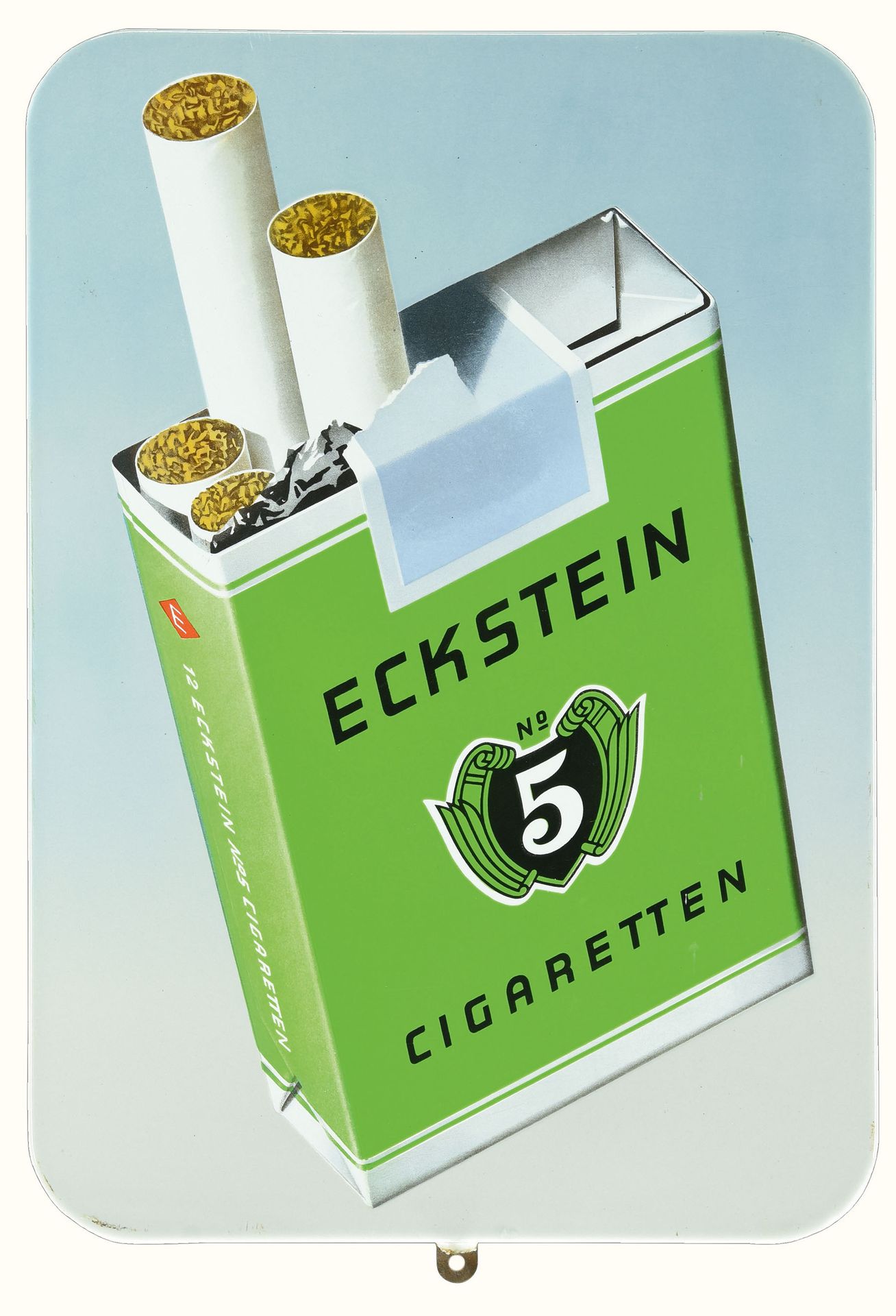 ECKSTEIN CIGARETTEN | PLAQUE EMAILLÉE | PUBLICITÉ ANCIENNE Stato (1+) - Piastra &hellip;