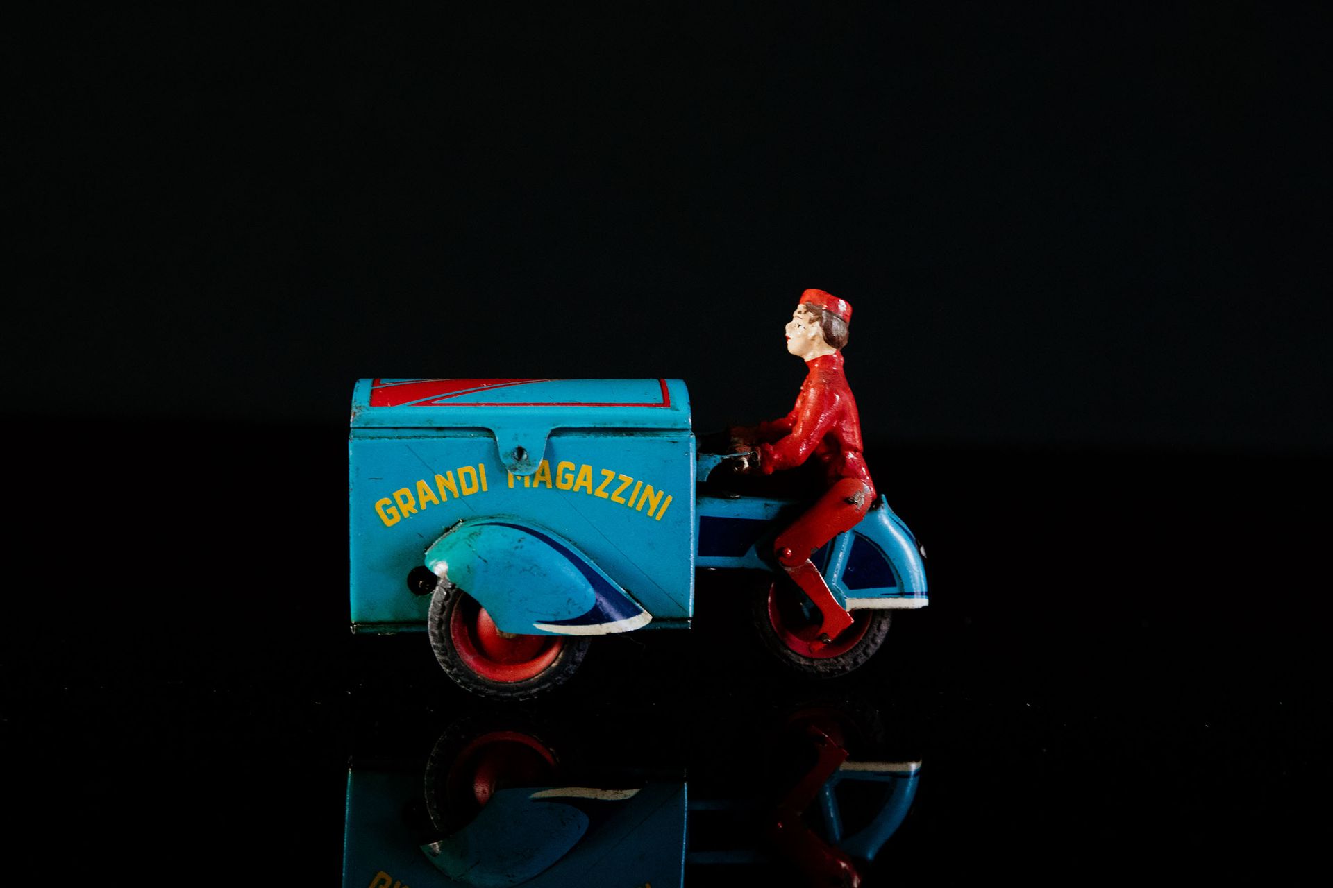 Ingap Straßenverkäufer | Jouets Anciens 状态 (2) - 形象的锡制玩具，发条驱动，功能测试，石印，彩色，40年代，德国&hellip;