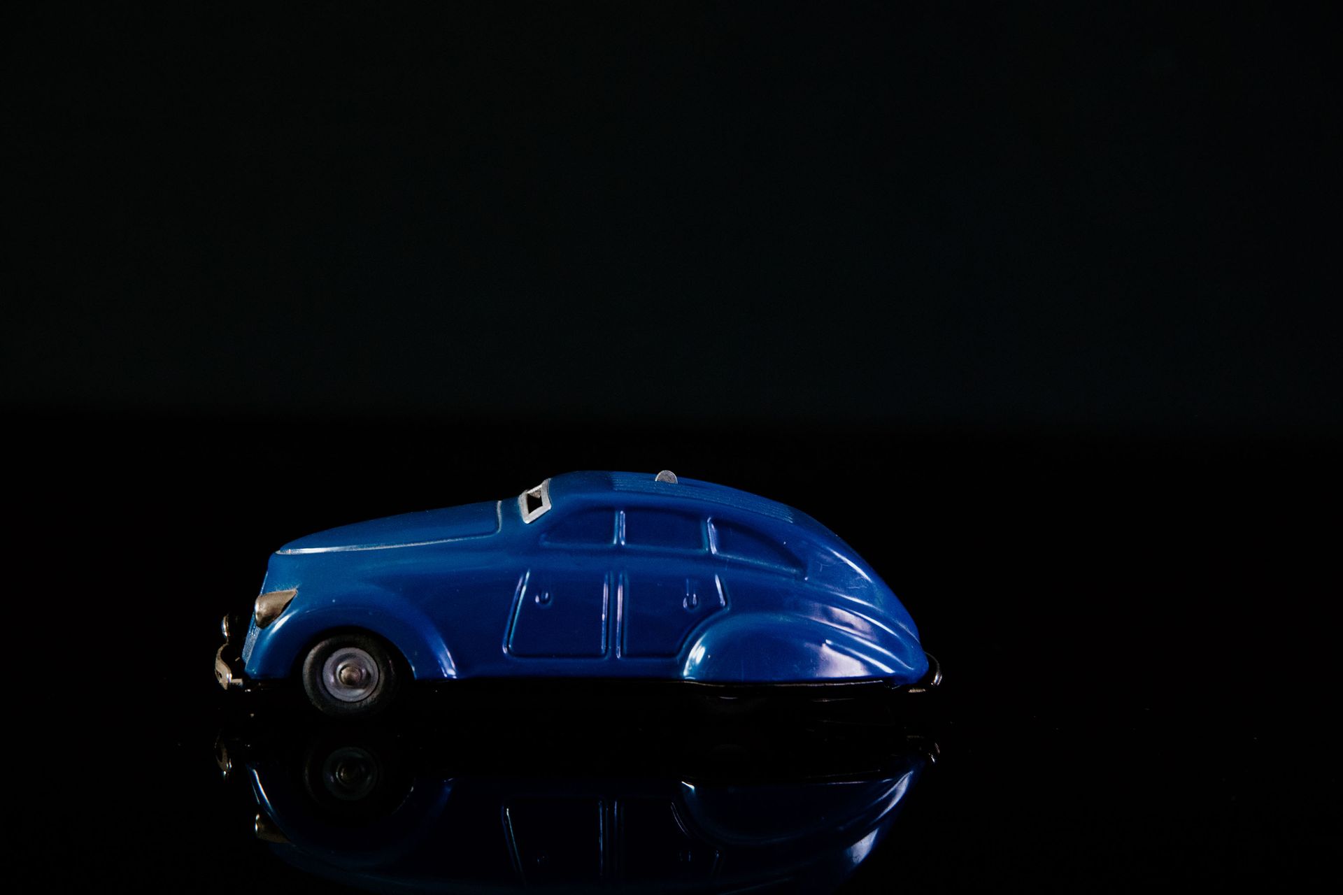 Maybach Originale Schuco Kopie | Jouets Anciens 状态 (1) - 锡制玩具，发条驱动，功能测试，蓝色，40年代，&hellip;