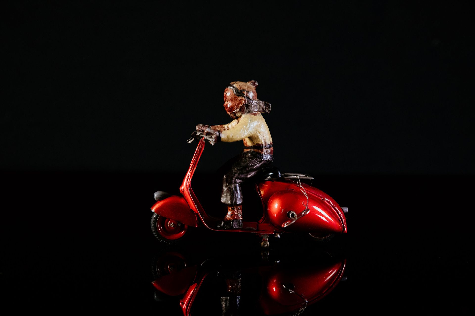 Ingap Vesperroller | Jouets Anciens Condition (3) - Figural tin toy, clockwork d&hellip;