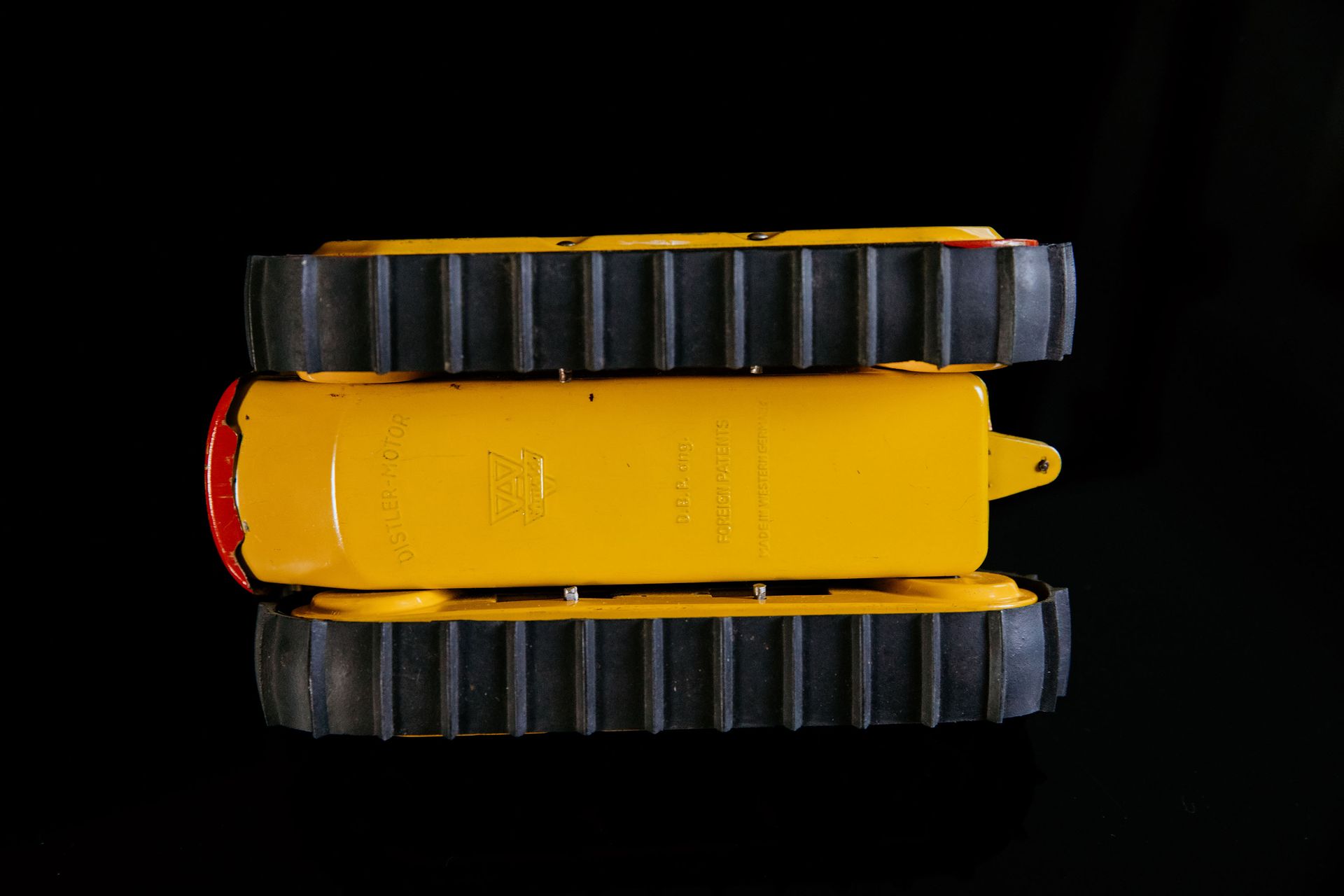 Arnold Raupe Perplex 7000 | Jouets Anciens 状态 (1) - 锡制玩具，电池驱动，功能测试，黄红色，50年代，西德制造&hellip;