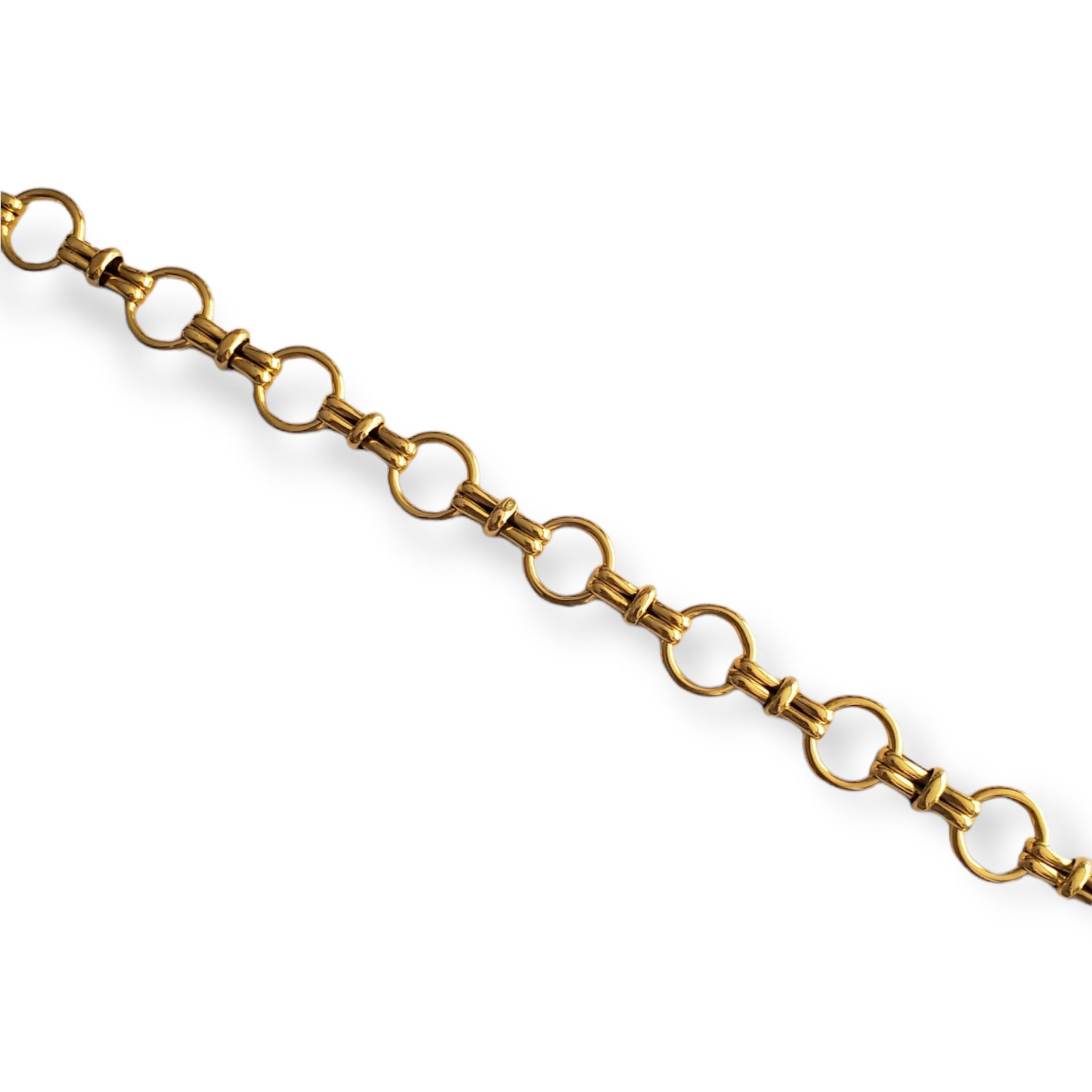 Pulsera de oro Pulsera aus 18k Gold aus verflochtenen Esferas. 

Medida 20,5cm. &hellip;