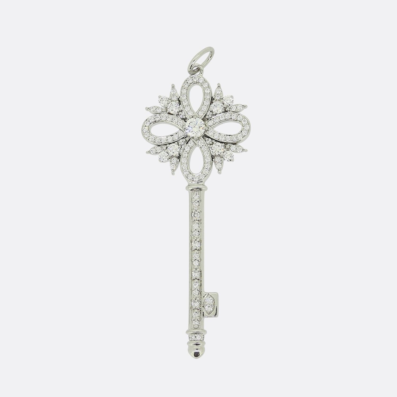 Tiffany & Co. Victoria Diamond Key Pendant Tiffany & Co. Victoria Diamond Key Pe&hellip;