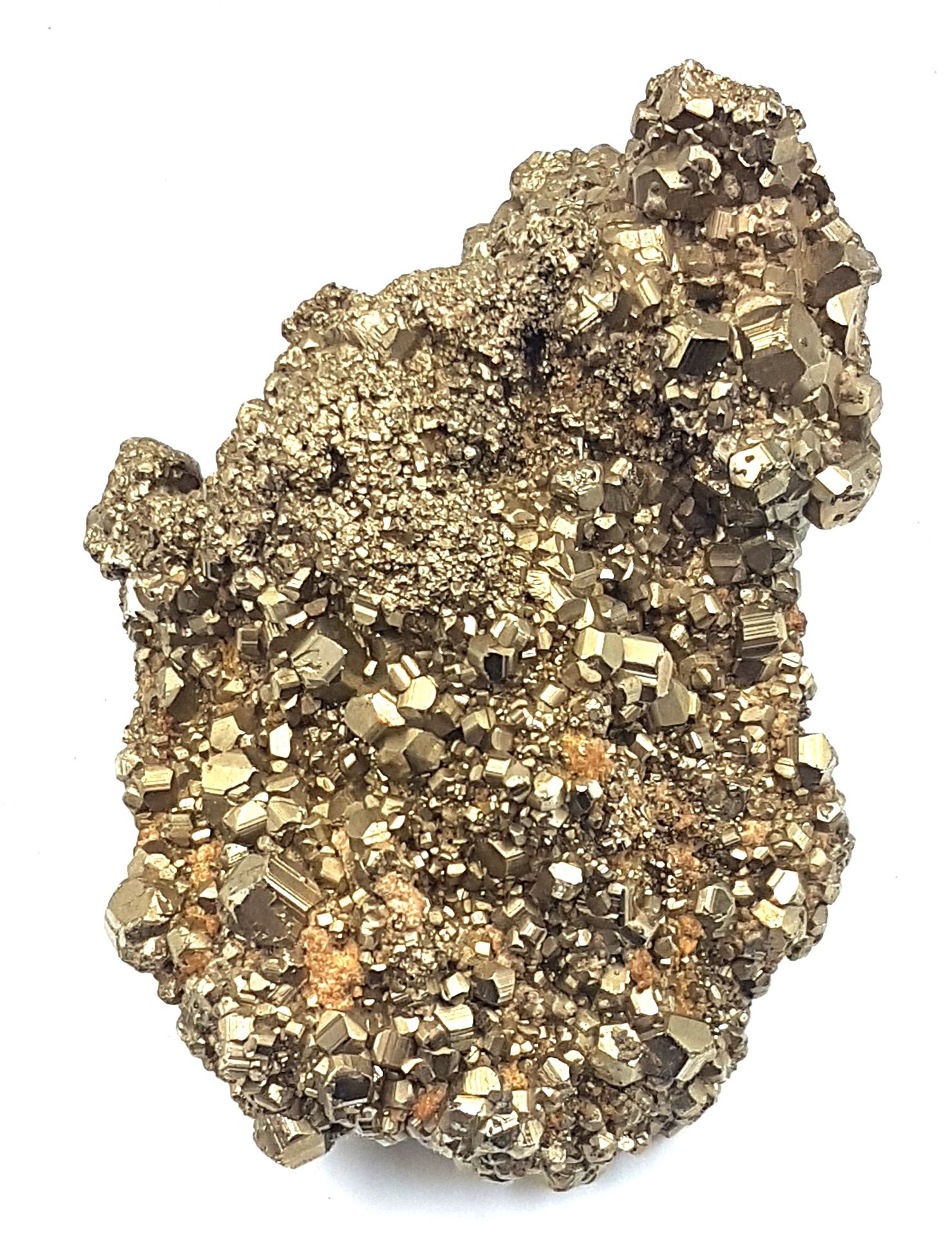 Null Lot de trois pierres: Bloc de pyrite (6 x 8 cm) - Quartz rose (5 x 11 cm) -&hellip;