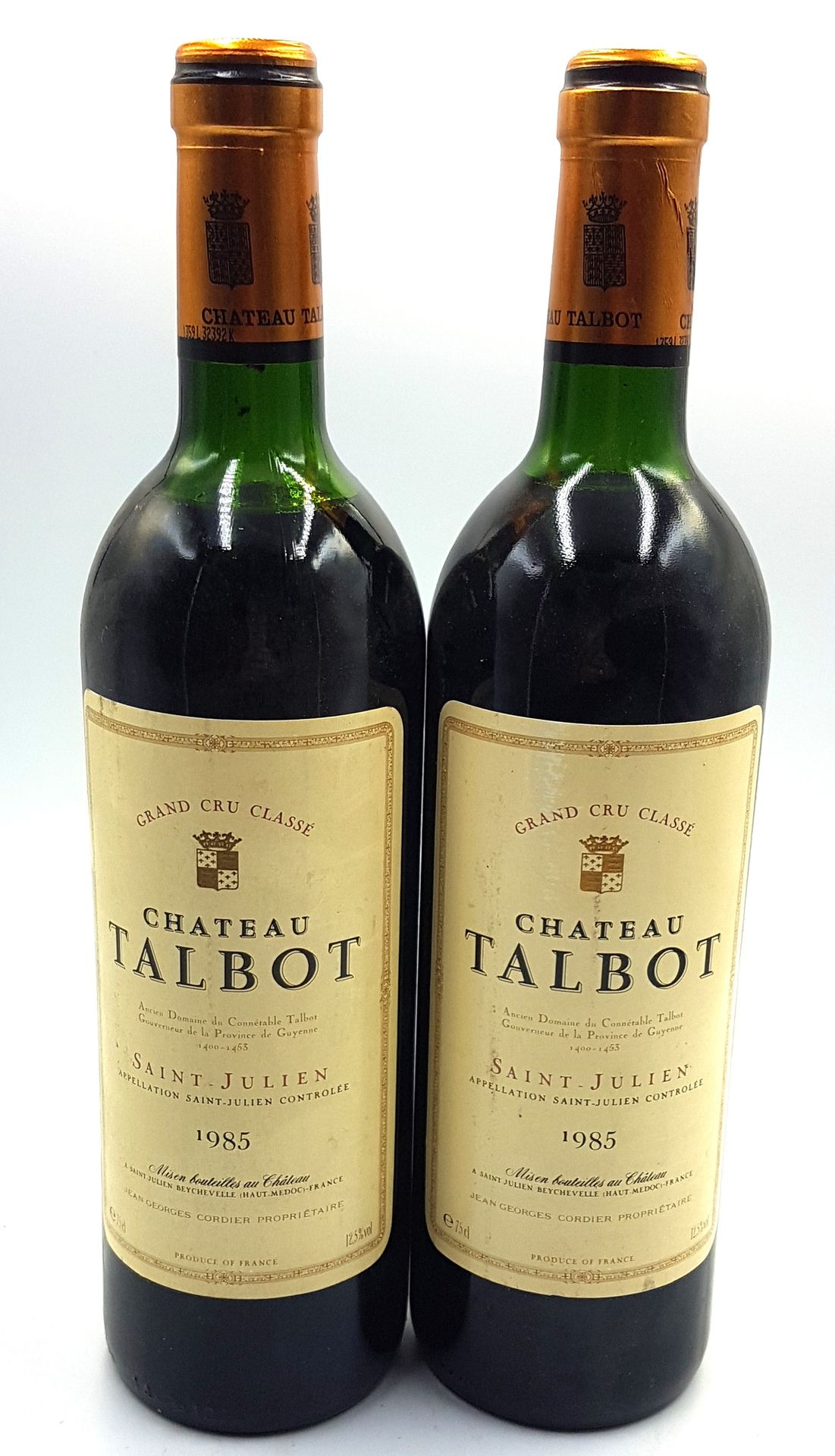 Null Saint-Julien, Château Talbot, 1985, 两瓶
(按原样出售）