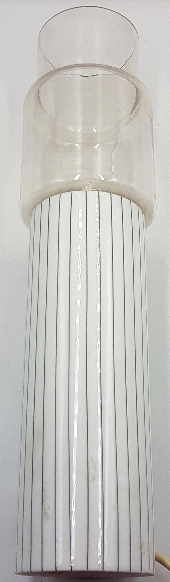 Null ROSENTHAL, Germany, pour STUDIO LINIE, Lampe de table en porcelaine blanche&hellip;