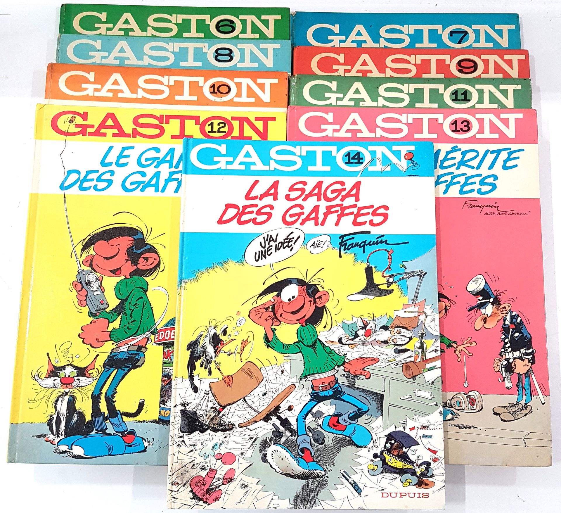 Null FRANQUIN, Gaston, ed Dupuis 
-Gaffes et Gadgets, 0, 1985
-Gala dde gaffes à&hellip;