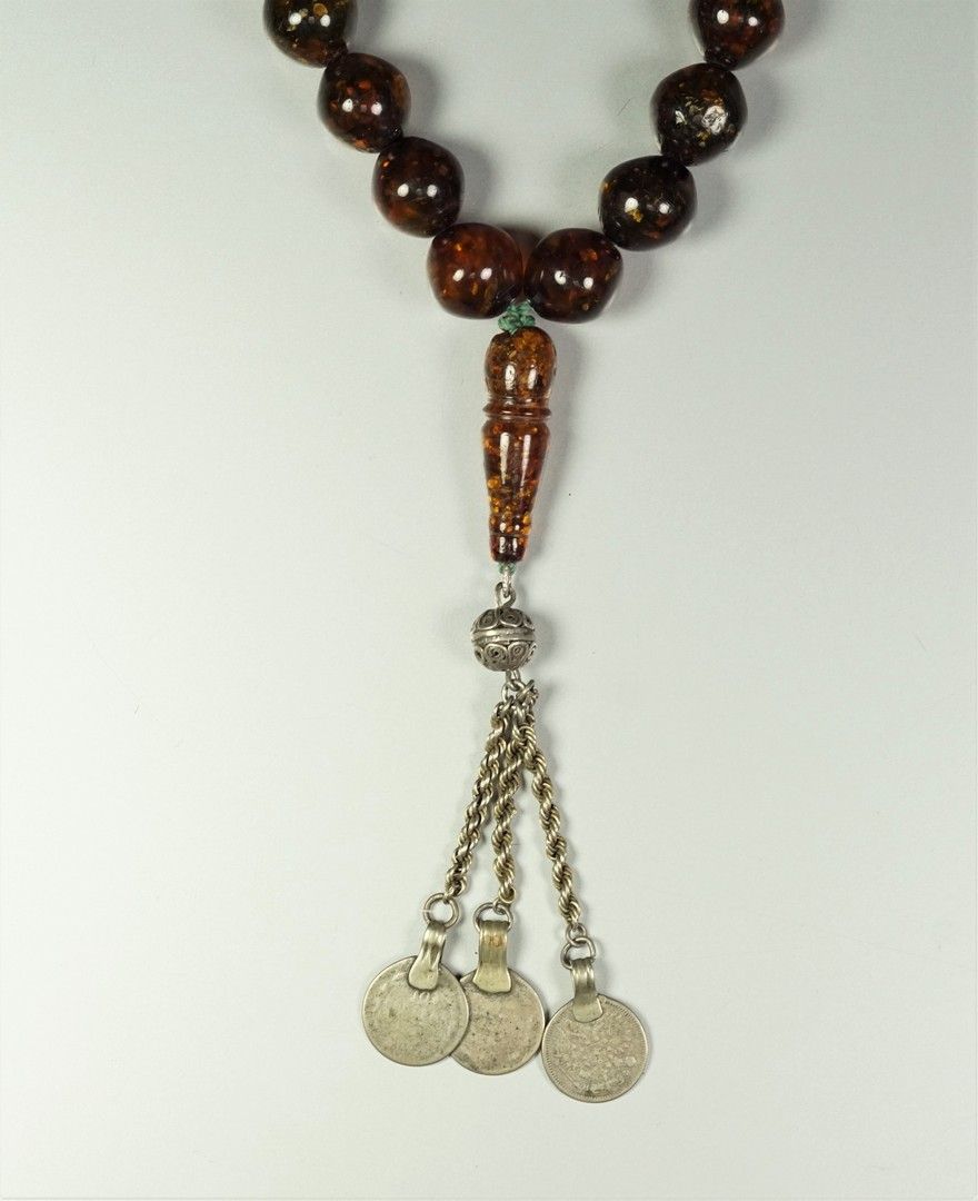 Null 
Set of rosaries in composition.