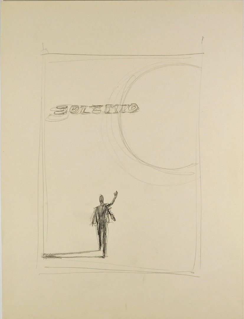 René GRUAU (1909-2004) 五幅不同主题的素描（墨水、Conté铅笔、木炭、油性铅笔和铅笔）。没有
签署
中等尺寸（从每张44 x 20厘米到&hellip;