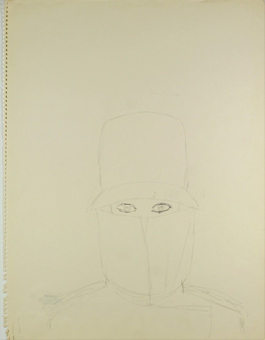 René GRUAU (1909-2004) 防水的暴风雪
纸上的铅笔和墨水亮点。背面盖有René Gruau的印章
65 x 50厘米
角落里的玉米
Bliz&hellip;
