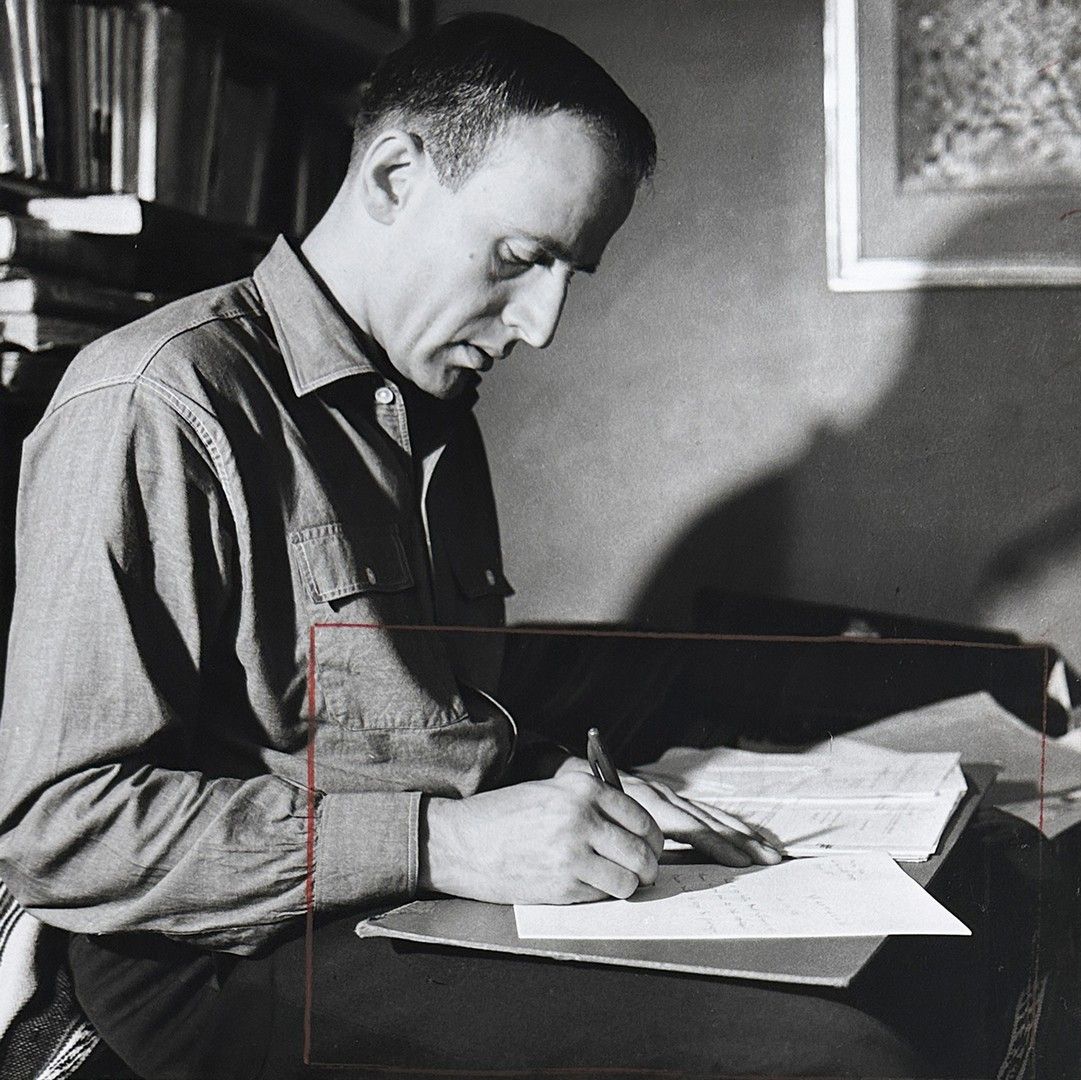 INGI (Louis Ingigliardi, dit) 1915-2008 诗人-作家 Boris VIAN (1920-1959)的手，在他的家中，6bi&hellip;