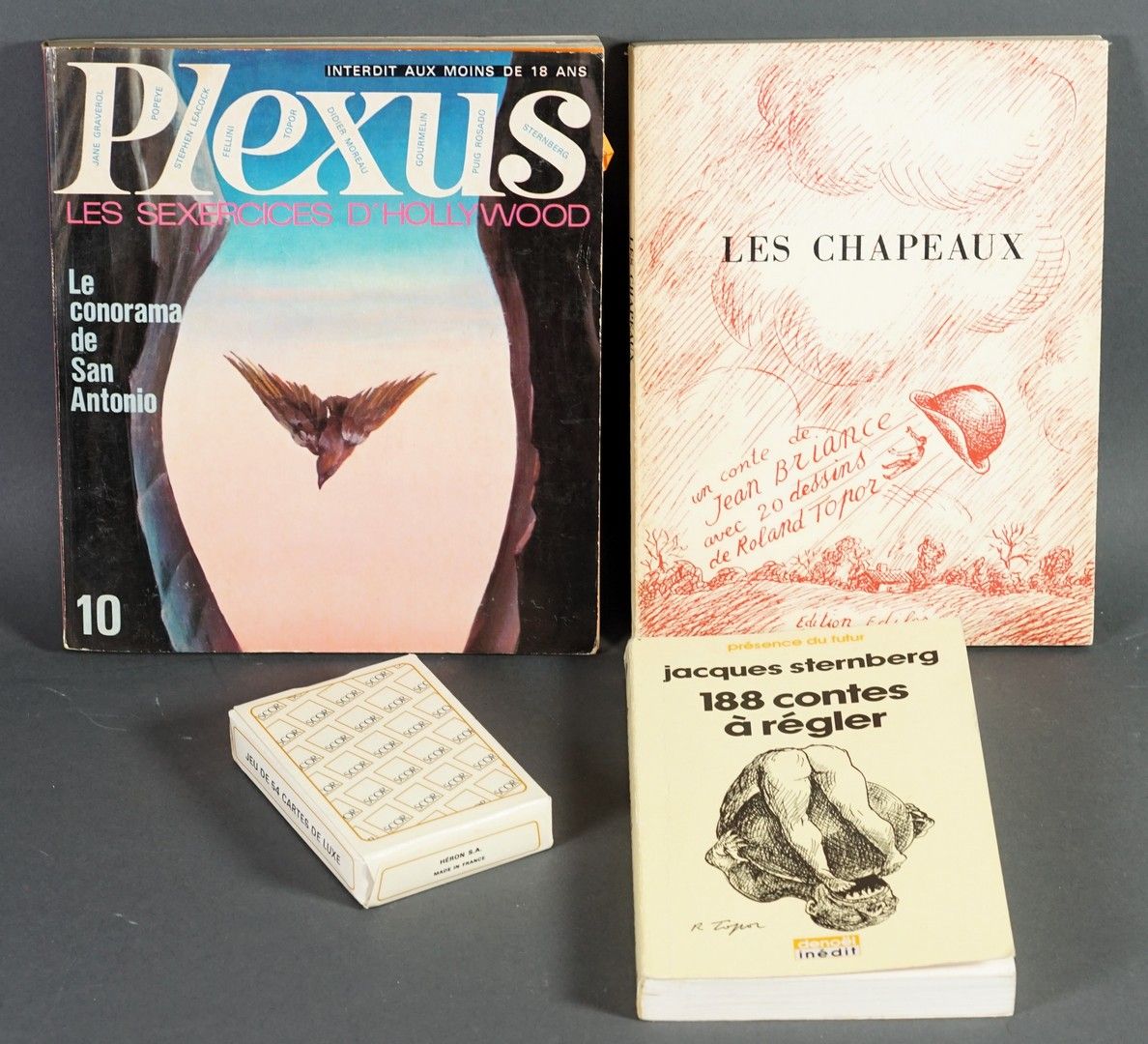 Roland TOPOR (1938-1997) Jean Briance "Les chapeaux" illustrato da Topor + Plexu&hellip;