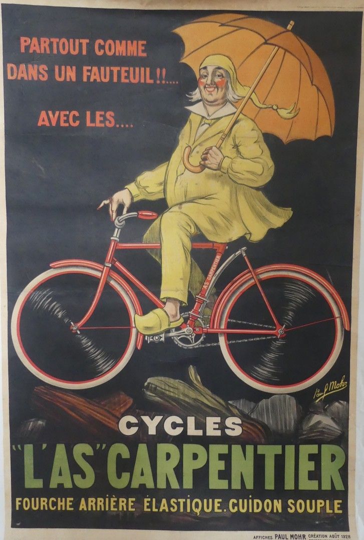 MOHR Paul (1890-1959) PARTOUT COMME DANS UN FAUTEUIL!! …AVEC LES …CYCLES «L’AS» &hellip;
