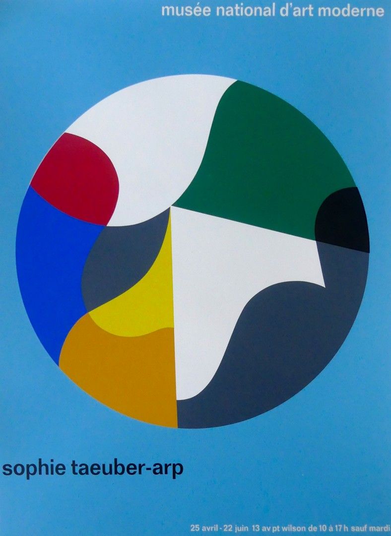 Null MUSÉE NATIONAL D’ART MODERNE (2 affiches) MAGNELLI Alberto (1968) et TAEUBE&hellip;