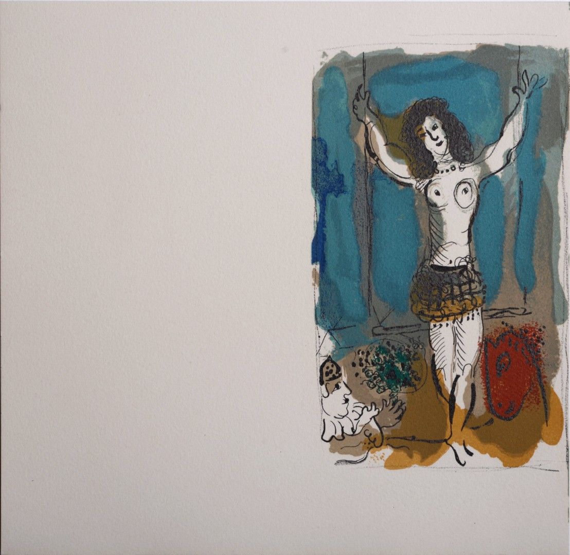 CHAGALL Marc (1887-1985) Marc Chagall (1887-1985)
Esquisse pour le Trapéziste à &hellip;