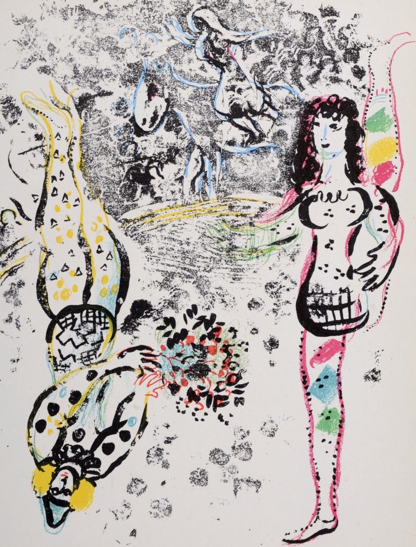 CHAGALL Marc (1887-1985) Marc Chagall
Le Jeu des Acrobates, 1963



Lithographie&hellip;