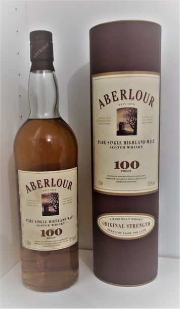WHISKY ABERLOUR 100 PROOF 1 bouteille 1L