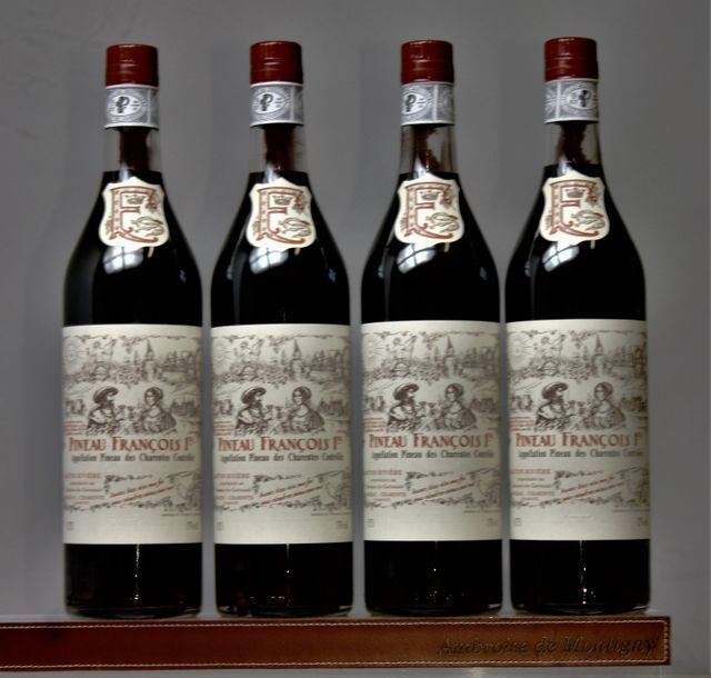 PINEAU DE CHARENTES FRANCOIS 1er cru rouge - G. RIVIERE 4 bouteilles