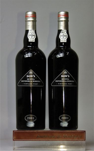 PORTO DOW'S "QUINTA DA RIBEIRA" VINTAGE 2001 2 bouteilles