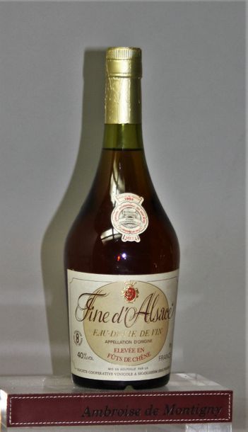 FINE D'ALSACE - COOP. De SIGOLSHEIM ELEVAGE EN FUT DE CHÊNE 1 bouteille