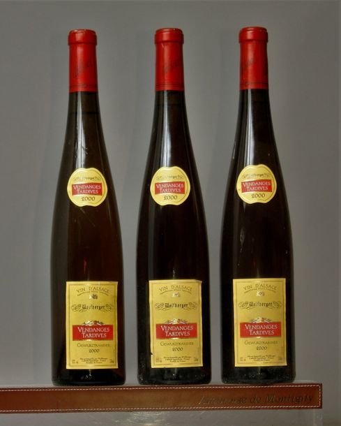 VINS DIVERS D'ALSACACE 3 bouteilles GEWURZTRAMINER "Brand de Turckheim" - DOPF 1&hellip;