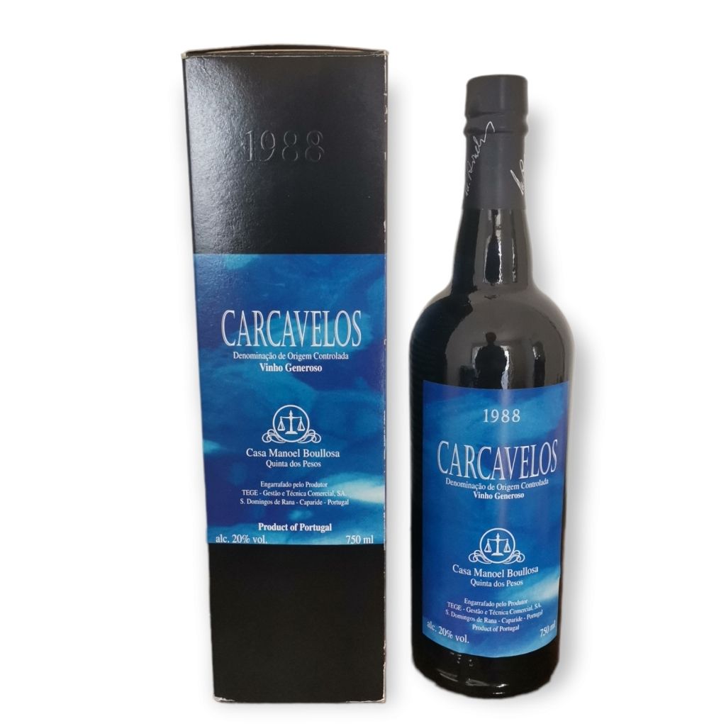CARCAVELOS 1988 CARCAVELOS 1988 瓶强化葡萄酒，1988年的年份。在原来的盒子里。