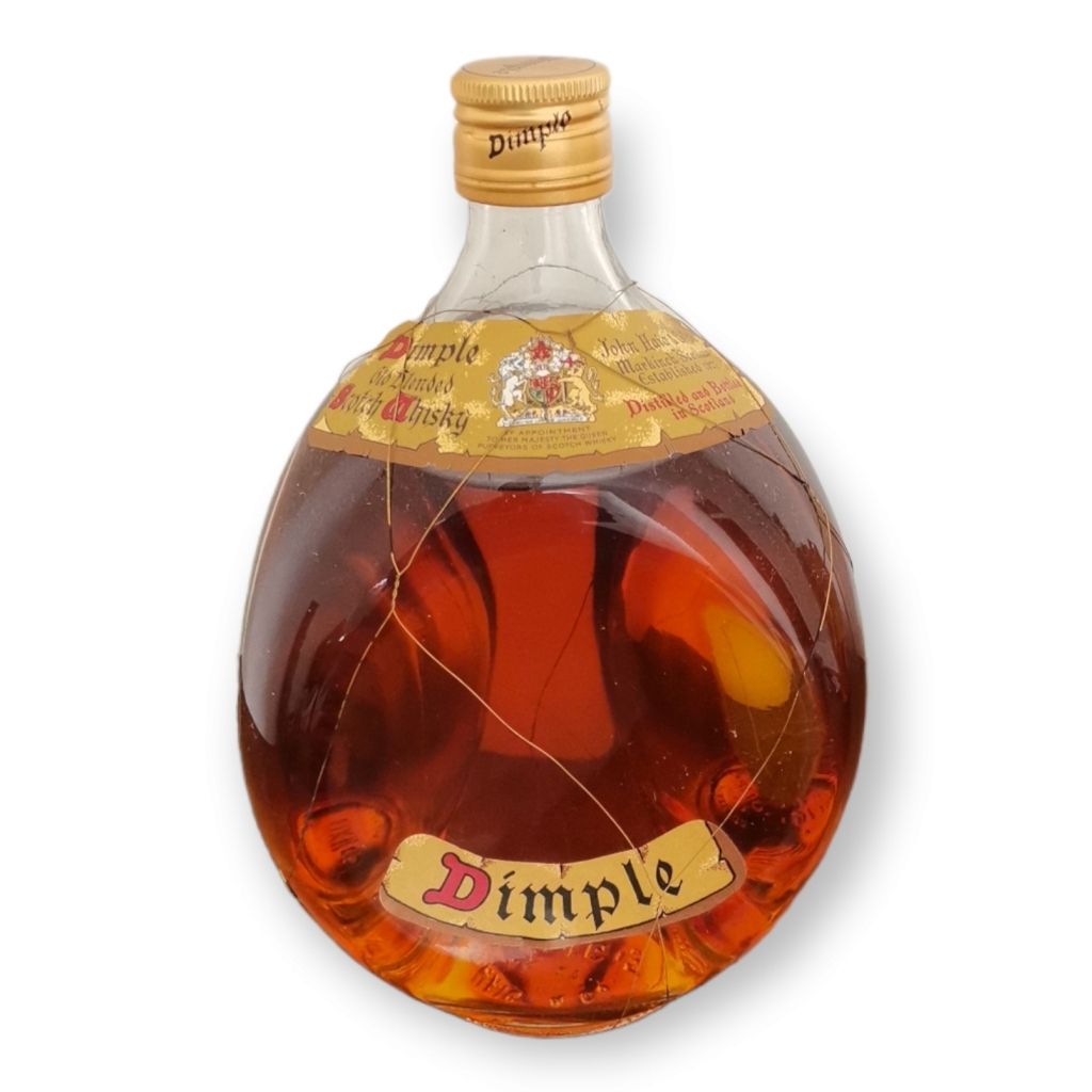 DIMPLE 12 ANOS DIMPLE 12 YEARS old 1 Liter Flasche Whisky. Siebziger Jahre.