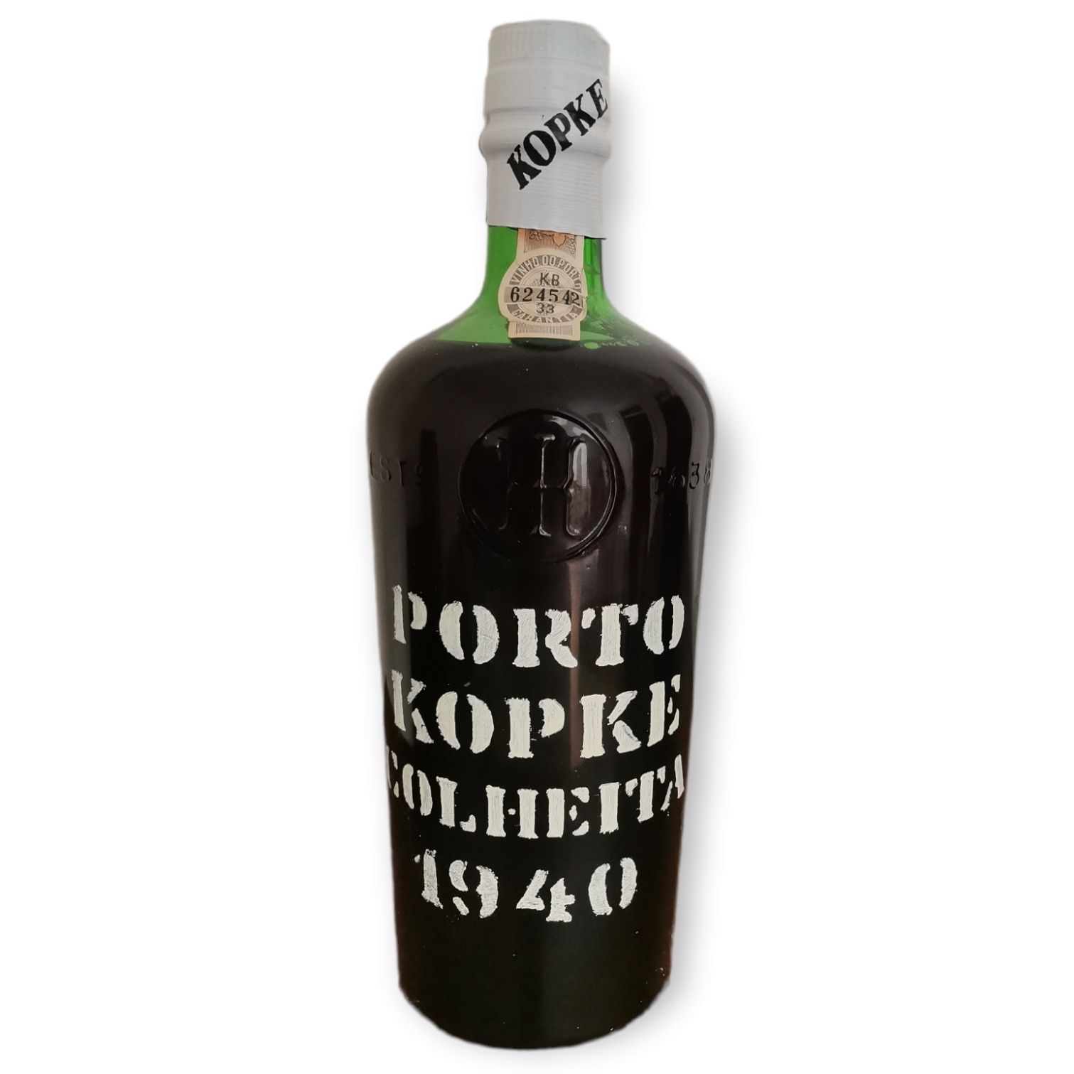 Kopke Botella de vino de Oporto KOPKE. Cosecha de 1940, embotellada en 1982.