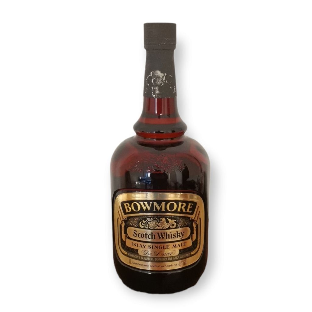 BOWMORE Botella de whisky BOWMORE de 1 litro. 1980s.