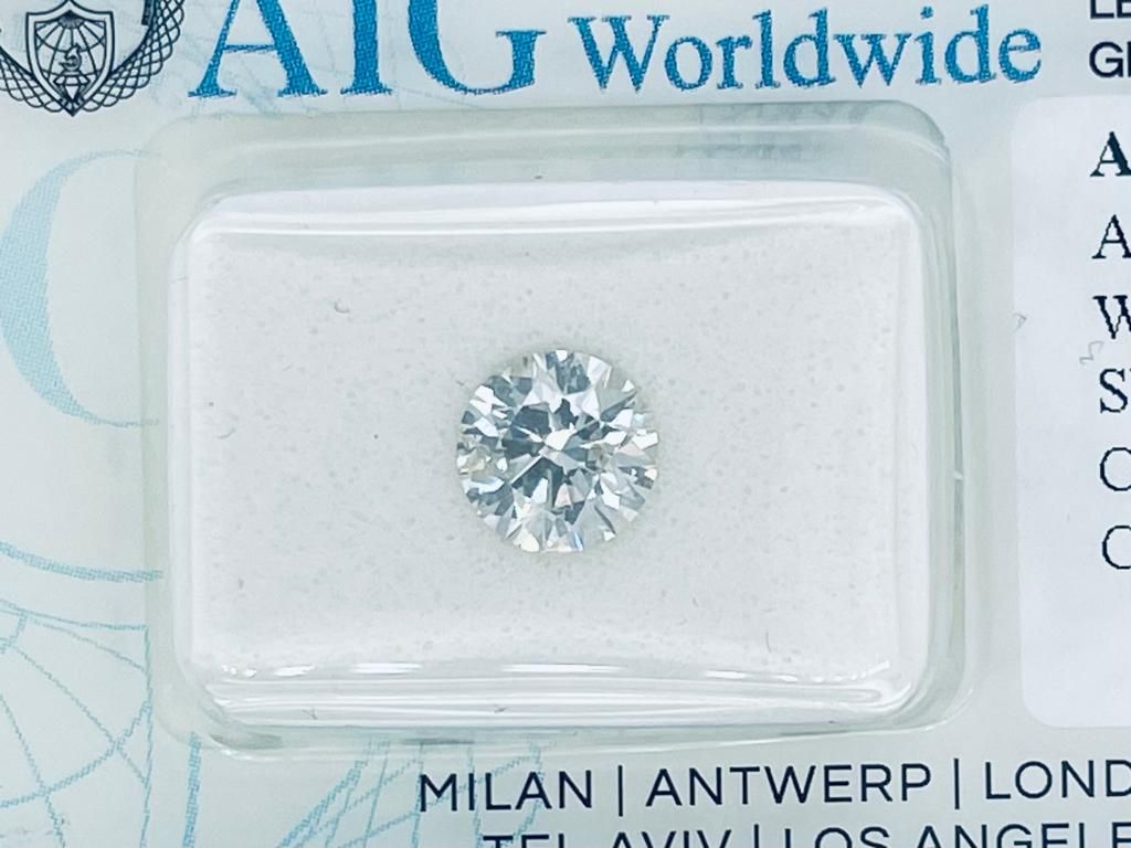 Null 1颗钻石1克拉G - si3 - 形状亮丽 - 证书AIG - C20208-24
