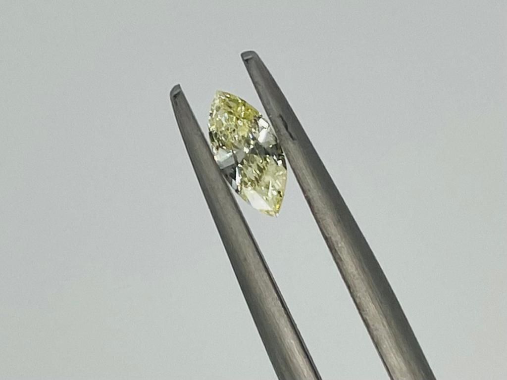 Null 1 DIAMOND 0,22 CT N.F.YELLOW - I1 - SHAPE MARQUISE - CERT NONE - F20419-6