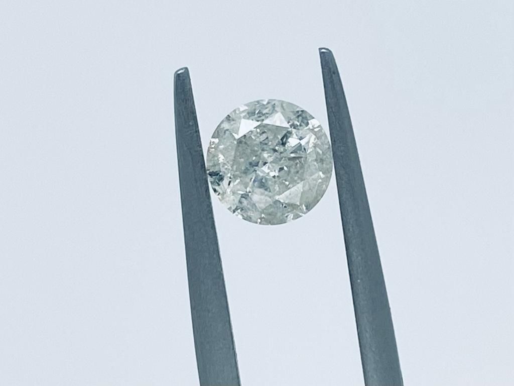 Null 1 DIAMOND 1,03 CT I - I2 - SHAPE BRILLANT - CERT ID - C20409-14