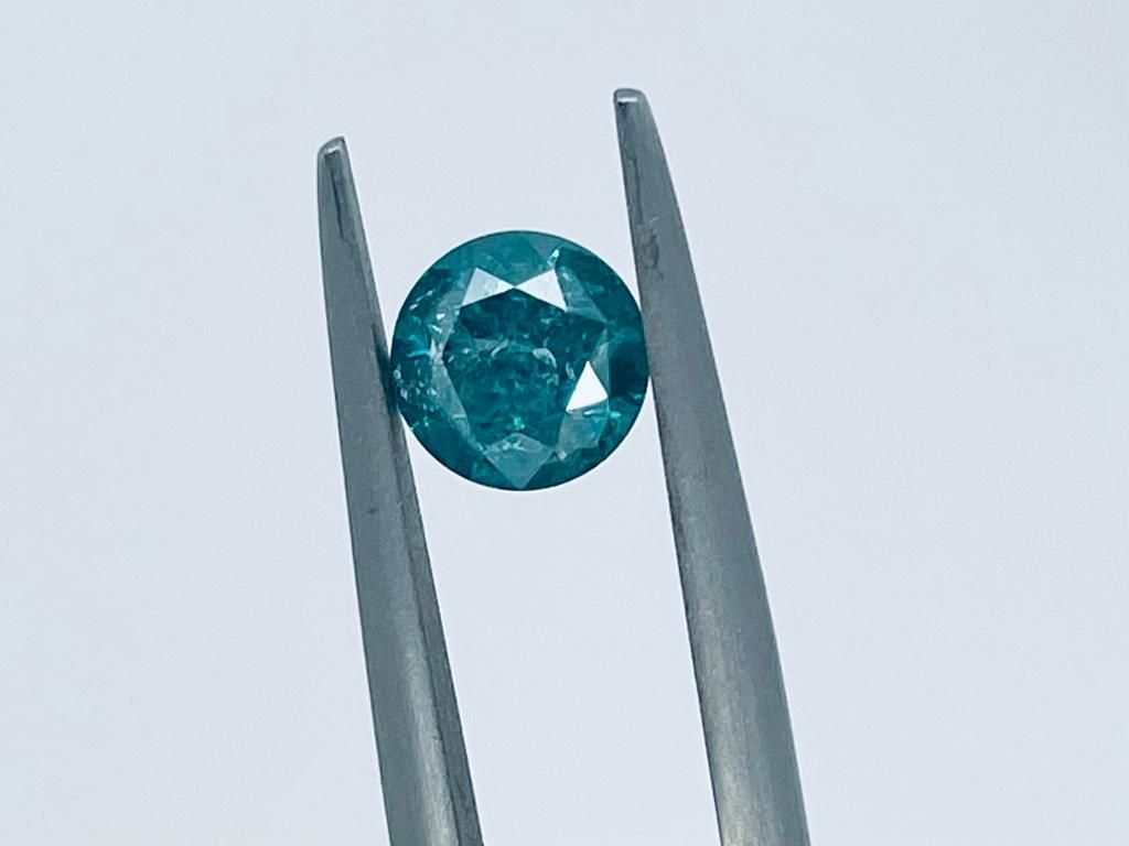 Null 1 DIAMOND COLOR ENHANCED 1,03 CT F. INTENSE BLUE - I2 - SHAPE BRILLANT - CE&hellip;